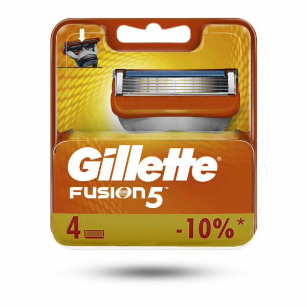 یدک خودتراش ژیلت مدل Fusion 5 بسته 4 عددی