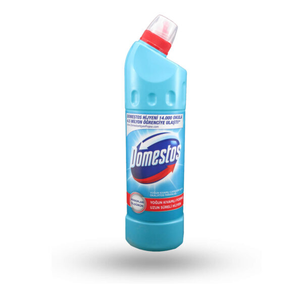مایع جرم گیر و ضدعفونی کننده دامستوس آبی Domestos حجم 693 میل