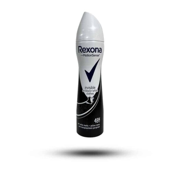 اسپری ضد تعریق زنانه رکسونا Rexona مدل Invisible black+white حجم 200 میل