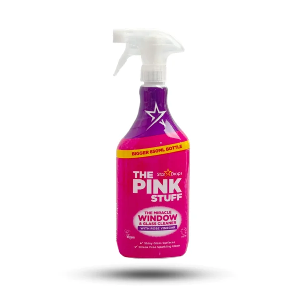 اسپری شیشه‌ پاک‌ کن پینک استاف مدل Window & Glass Cleaner حجم 750 میل