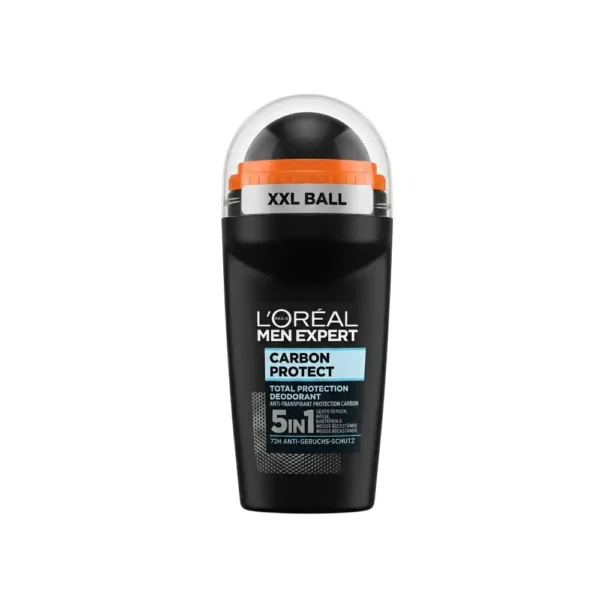 رول ضد تعریق مردانه لورآل Loreal مدل Men Expert Carbon Protect با رایحه خنک مناسب برای انواع پوست حجم 50 میلی لیتر