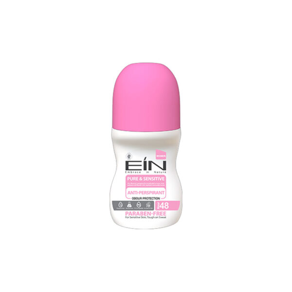 رول ضد تعریق ای آی ان EIN مدل Pure & Sensitive حجم 50 میل