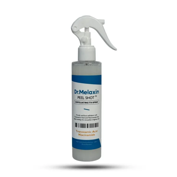 اسپری لایه‌بردار بدن و پا دکتر ملاکسین Peel Shot Exfoliating حجم 200 میل