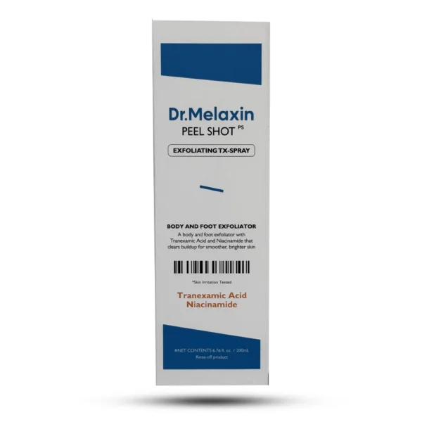 اسپری لایه‌بردار بدن و پا دکتر ملاکسین Peel Shot Exfoliating حجم 200 میل - تصویر 2