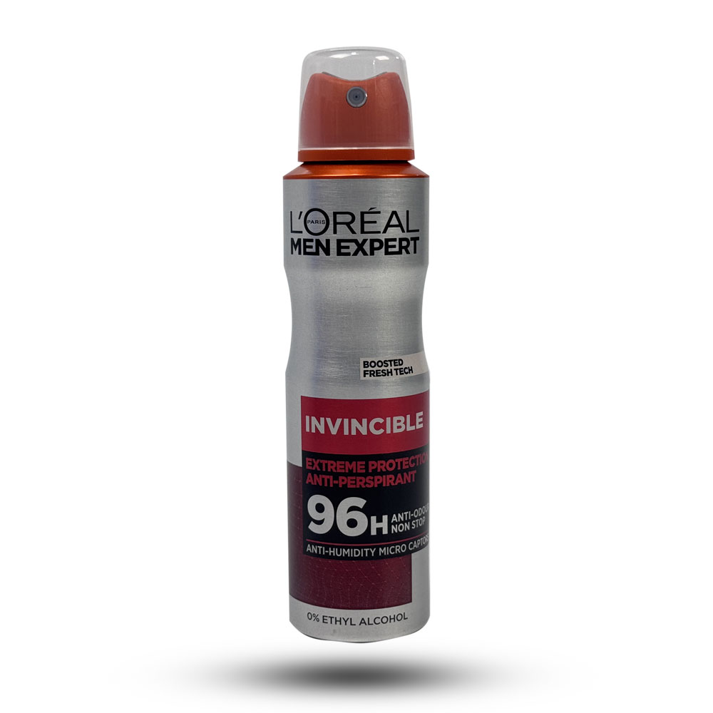 26bt.jpg اسپری ضد تعریق مردانه لورال مدل Invincible حجم 150 میل