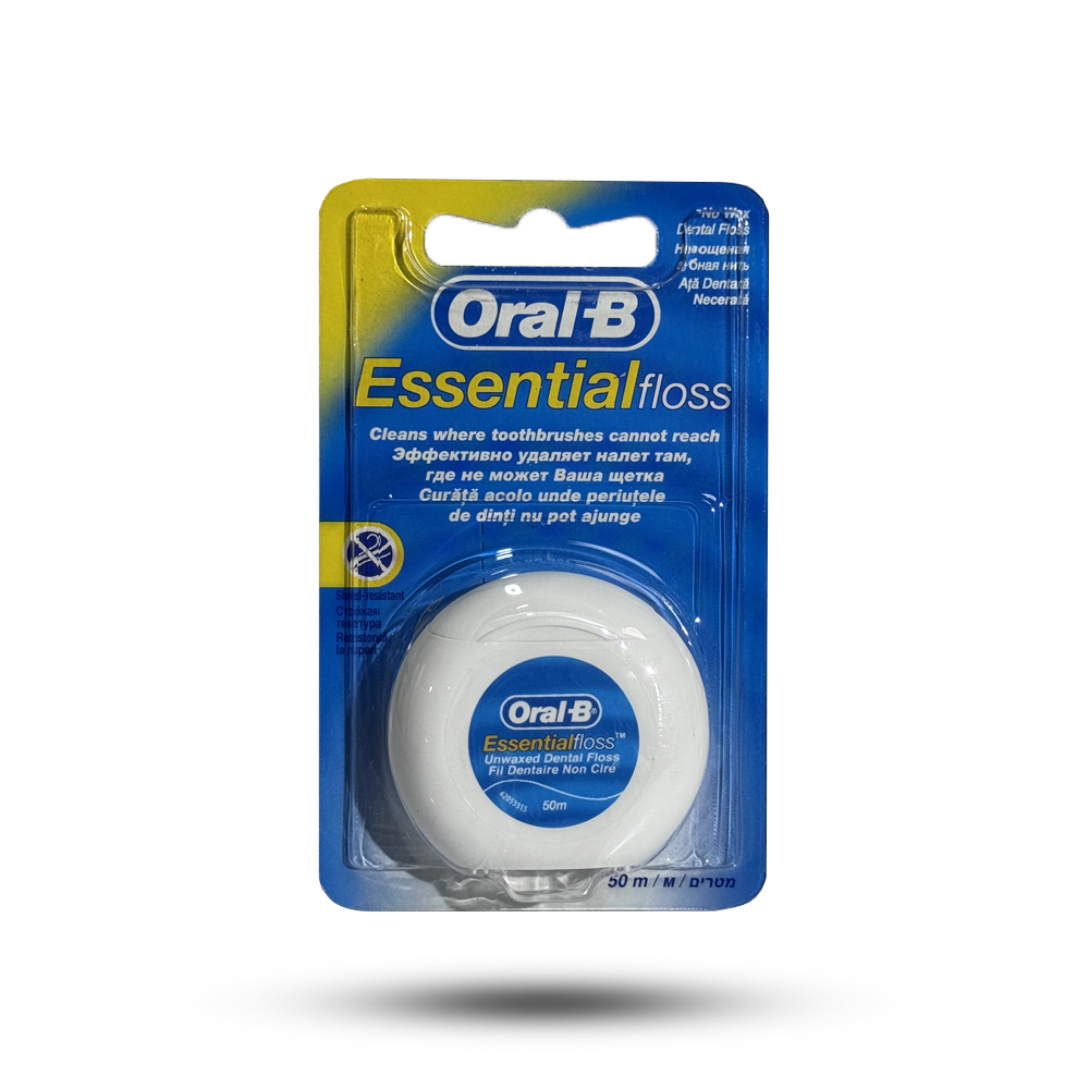 288.jpg نخ دندان بدون موم اورال بی مدل ESSENTIAL FLOSS طول 50m