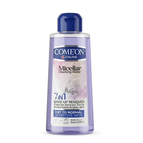 میسلار واتر کامان مدل Come’on Dry to Normal and Sensitive Skin حجم 500 میلی‌لیتر