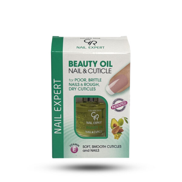 روغن کوتیکول و ناخن گلدن رز مدل BEAUTY OIL حجم 11 میل