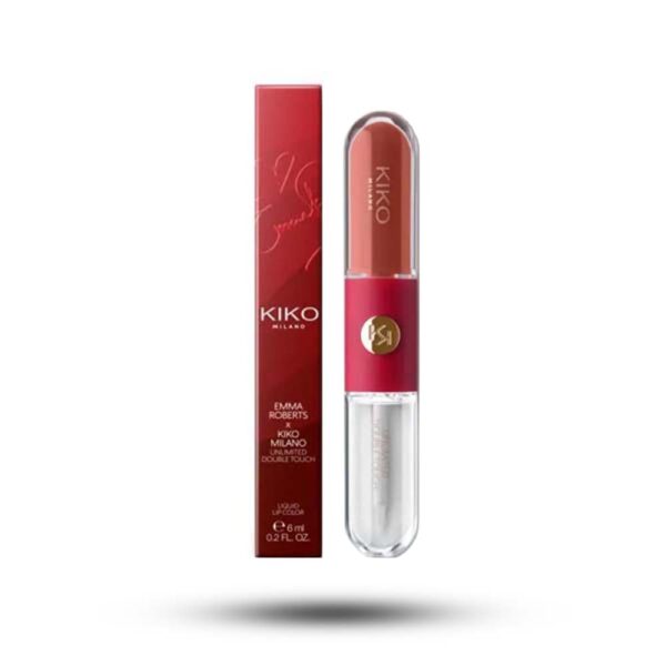 لیپ گلاس و رژ لب مایع دو سر کیکو KIKO MILANO مدل Unlimited Double Touch - تصویر 2