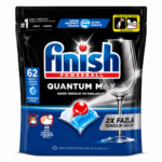 قرص ماشین ظرفشویی فینیش کوانتوم مکس Finish Quantum Max بسته 62 عددی