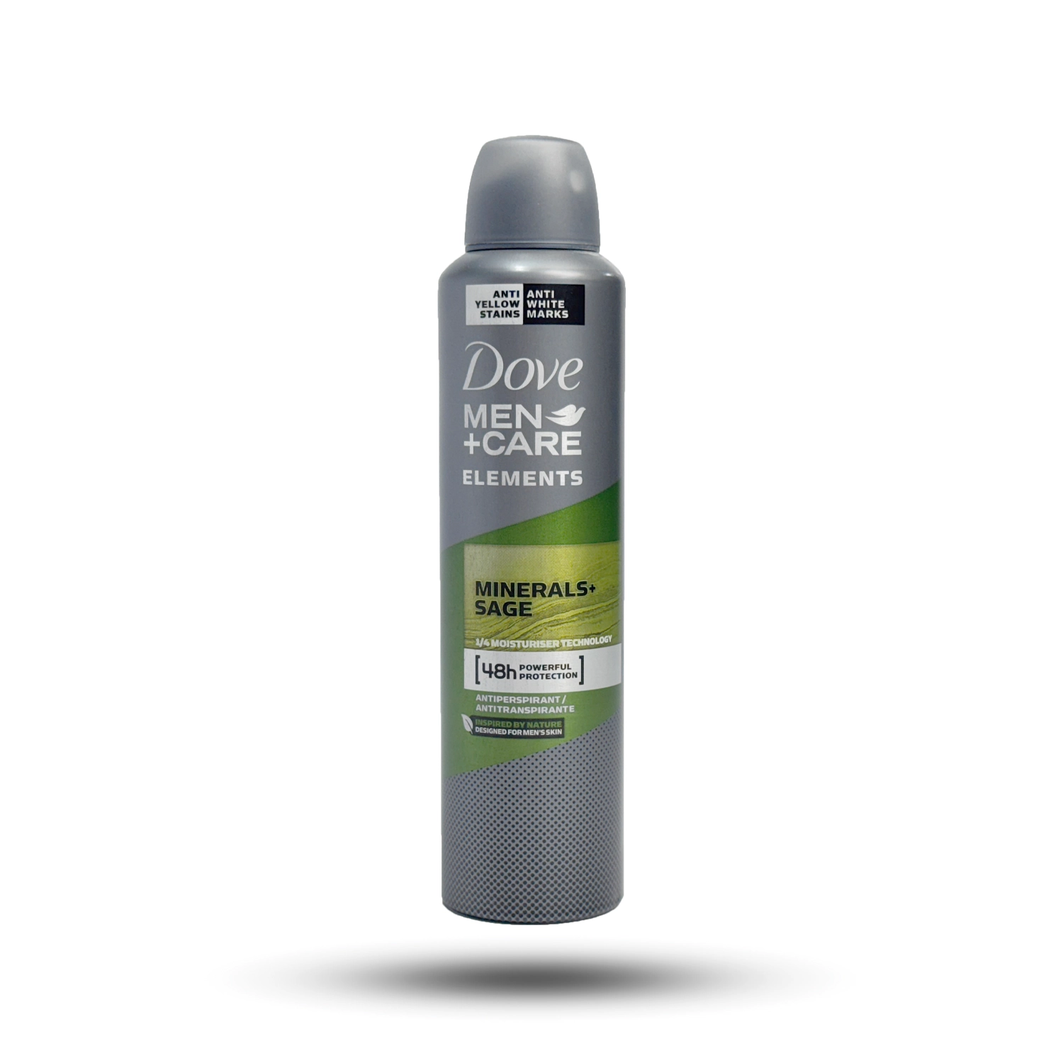 43-1.webp اسپری ضد تعریق خشک Dove مدل minerals+ sage حجم 250 میل