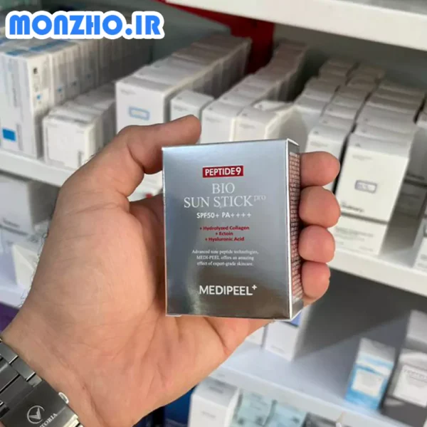 ضدآفتاب استیکی 9 پپتاید SPF50 مدیپیل 19 گرم - تصویر 2