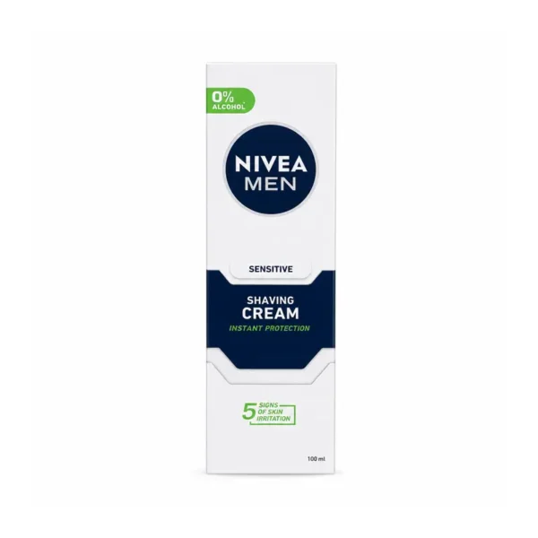 کرم اصلاح نیوآ NIVEA مناسب برای پوست های حساس حجم 100 میلی لیتر