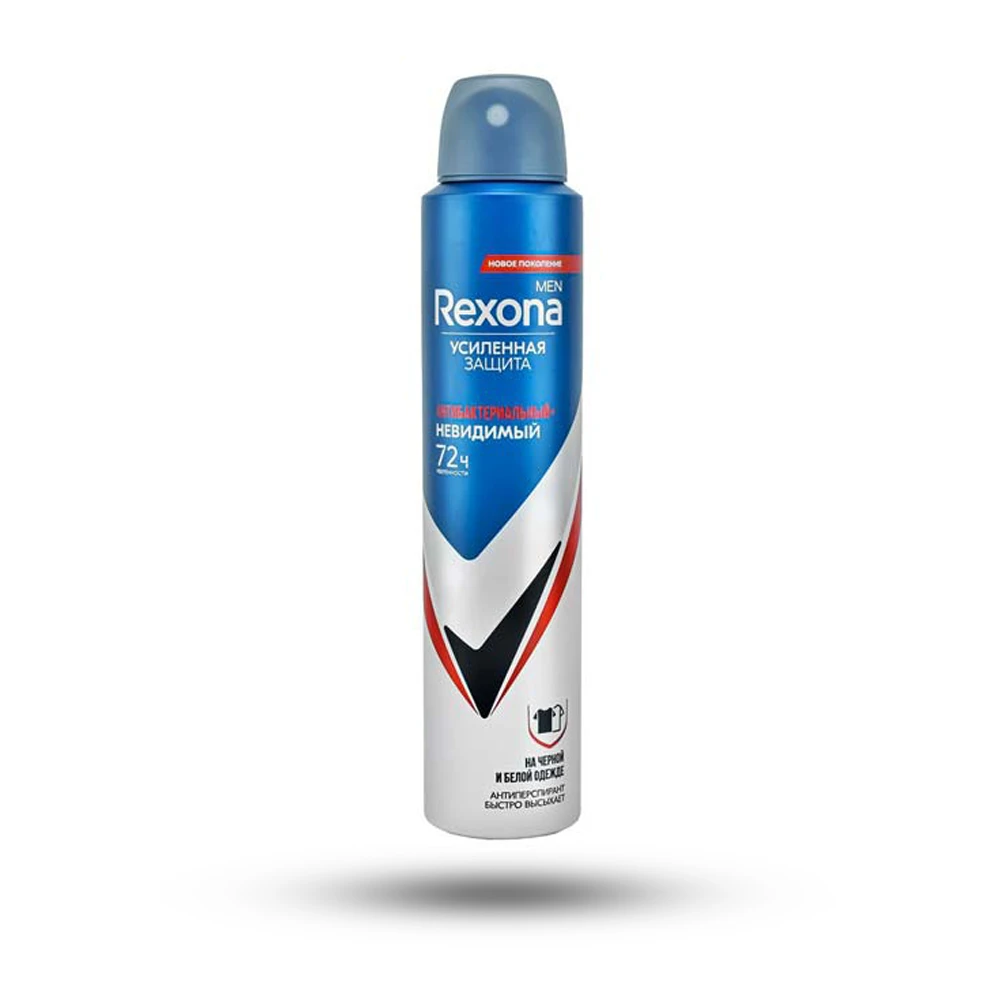 7-1-1.webp اسپری ضد تعریق مردانه رکسونا سری Advanced Protection مدل Antibacterial+Invisible حجم 200 میل