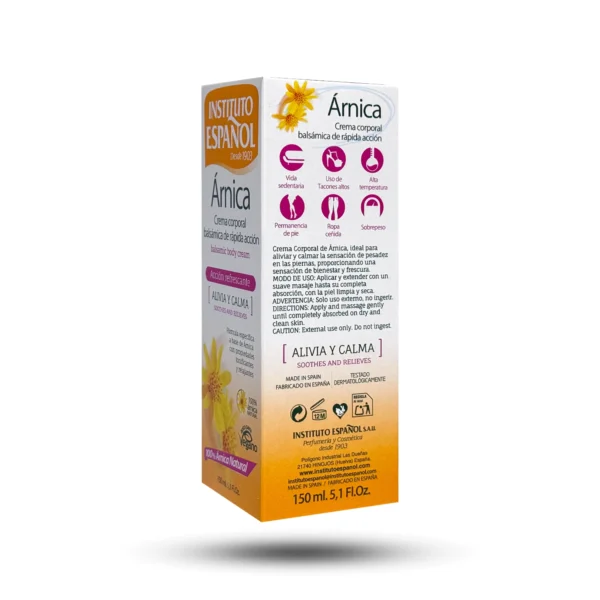 کرم تسکین دهنده بدن اسپانول مدل Arnica حجم 150 میل - تصویر 2