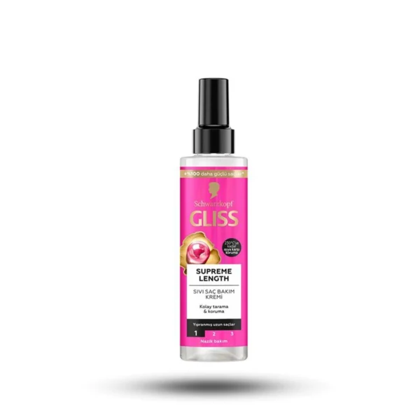 اسپری دوفاز گلیس مدل Supreme Length مناسب موهای بلند و آسیب دیده حجم 200 میل