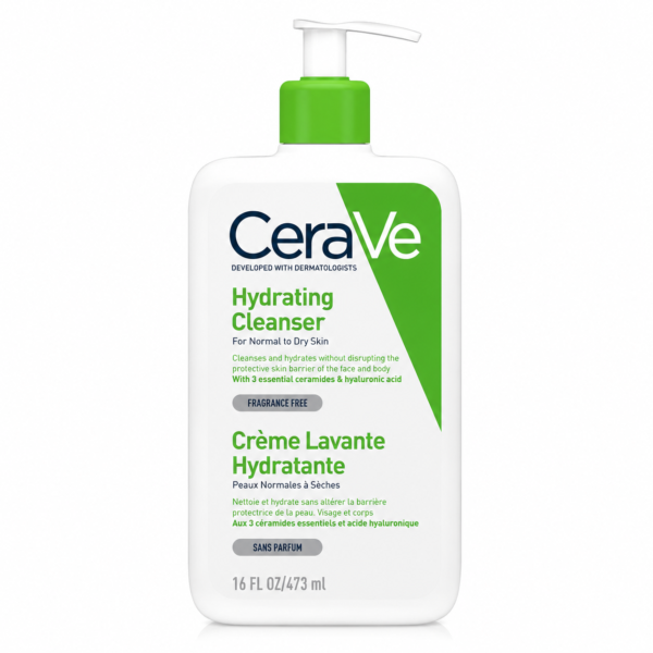 ژل شستشوی آبرسان سراوی Hydrating Cleanser حجم 473 میل