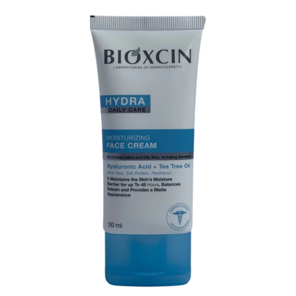 کرم مرطوب‌کننده بیوکسین مدل Hydra Daily Care مناسب پوست چرب و مختلط 50 میل