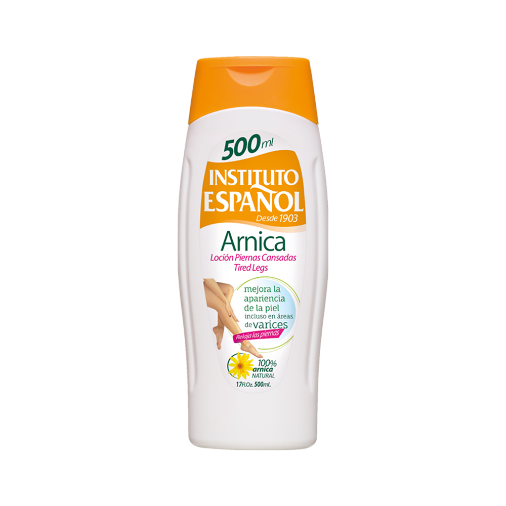 Arnica-Tired-Legs-Lotion-500ml.jpg لوسیون بدن اسپانول مدل Arnica مناسب پاهای خسته حجم 500 میل