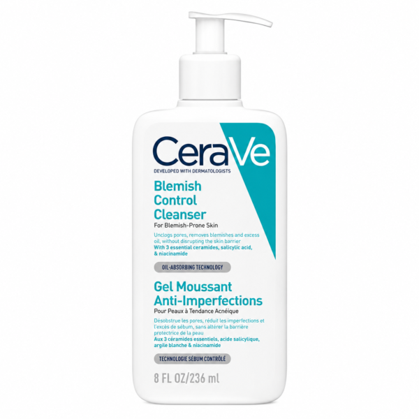 ژل شستشوی ضد جوش سراوی Blemish Control Cleanser حجم 236 میل