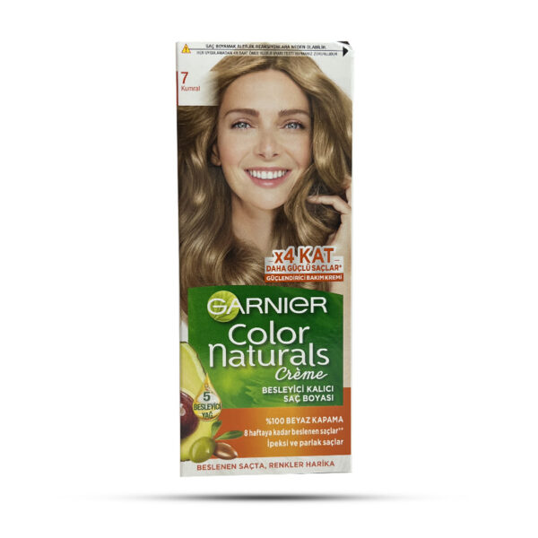 کیت رنگ مو شماره 7 گارنیر مدل GARNIER COLOR NATURALS رنگ قهوه ای