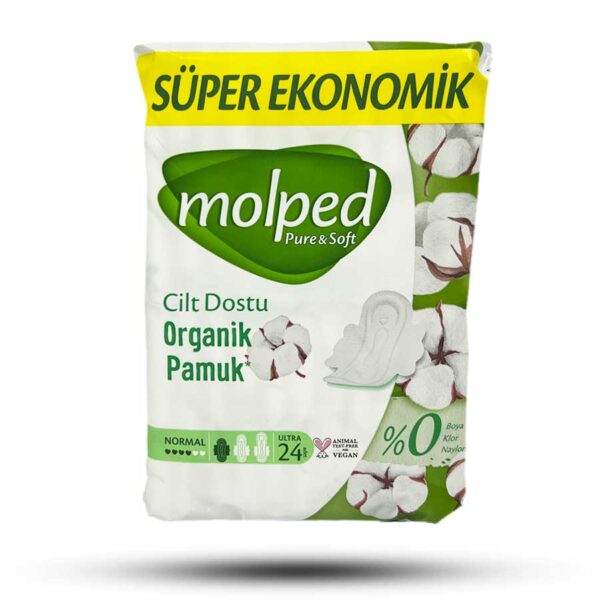 نوار بهداشتی مولپد Molped سایز نرمال بسته 24 عددی