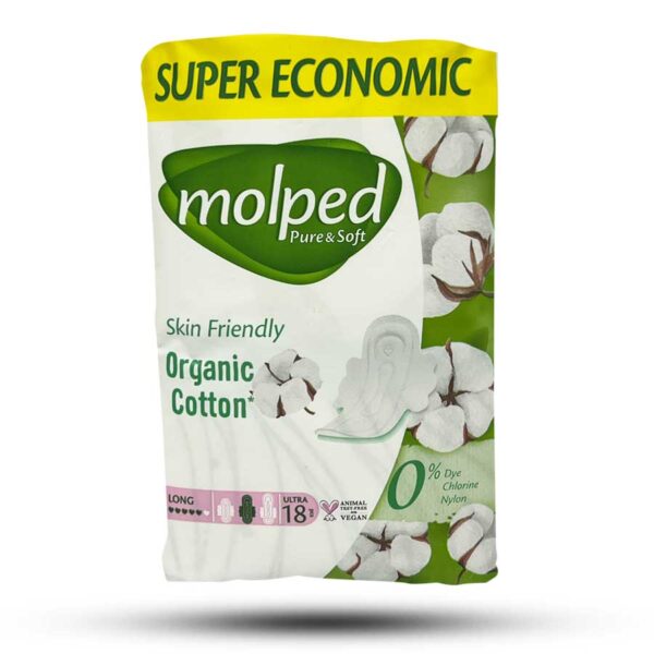 نوار بهداشتی مولپد Molped سایز بلند بسته 18 عددی