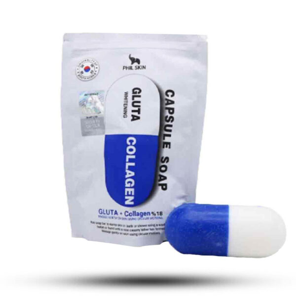 صابون گلوتا کپسولی فیل اسکین Phil Skin حاوی کلاژن حجم 105 گرم