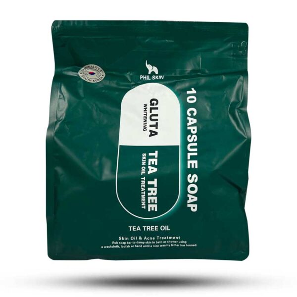 صابون گلوتا فیل اسکین Phil Skin حاوی درخت چای مخصوص پوست چرب 105 گرم - تصویر 2