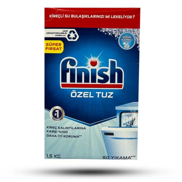 نمک ماشین ظرفشویی فینیش finish حجم 1/5 کیلویی