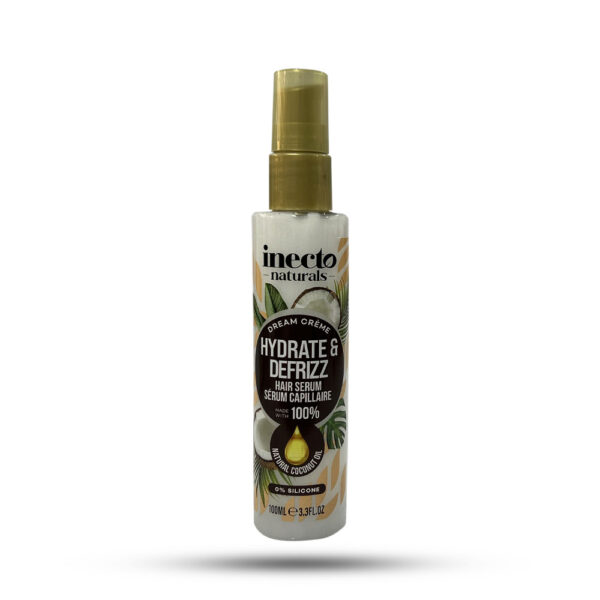 سرم مو اینکتو حاوی روغن نارگیل مدل Hydrate & Defrizz مناسب انواع مو 100 میل