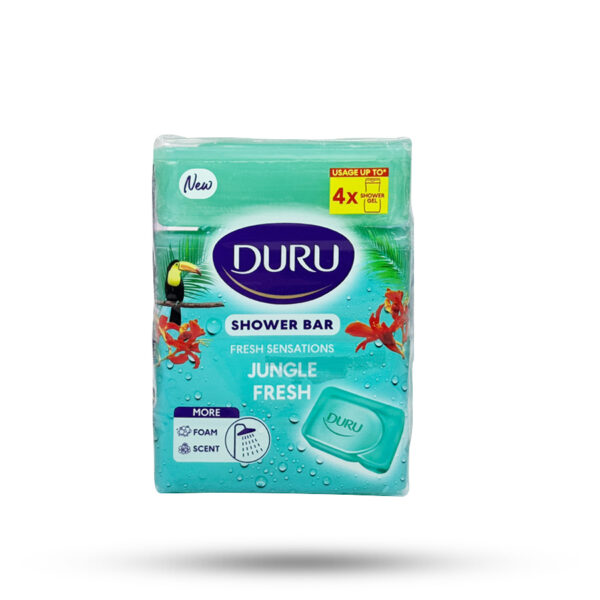 صابون حمام دورو رایحه طراوت جنگل بارانی بسته 4 عددی