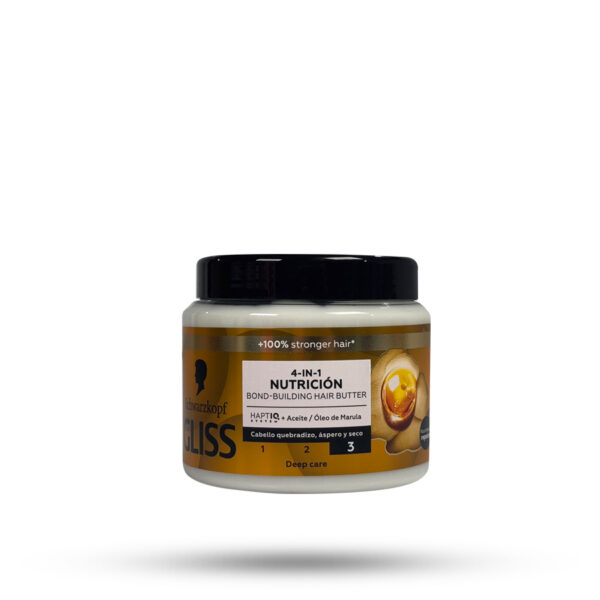 ماسک مو تغذیه کننده Nutricion گلیس اروپایی مناسب موهای زبر و خشک 400 میل