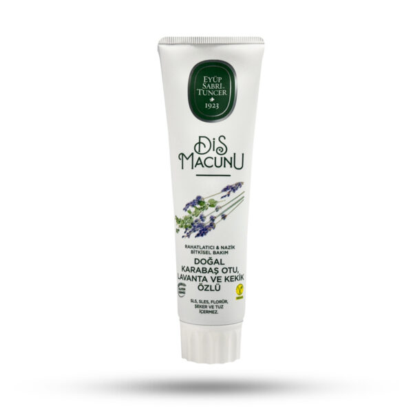 خمیر دندان ارگانیک ایوب صبری حاوی عصاره اسطوخودوس و آویشن 90 میل