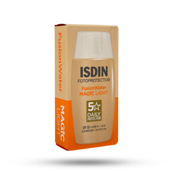 ضد آفتاب رنگی فیوژن واتر مجیک لایت ایزدین Spf50 حجم 50 میل - تصویر 2