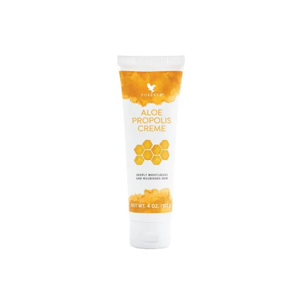 New-Project-29.webp کرم آلوئه ورا و پروپولیس فوراور مدل Aloe Propolis Creme حجم 113 گرم