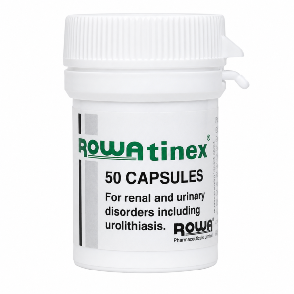 کپسول رواتینکس Rowatinex مکمل کمک‌کننده به سلامت کلیه و مجاری ادراری 50 عددی