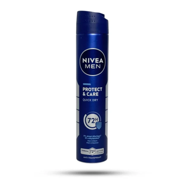 اسپری ضد تعریق مردانه نیوا مدل Protect & Care Quick Dry حجم 200 میل