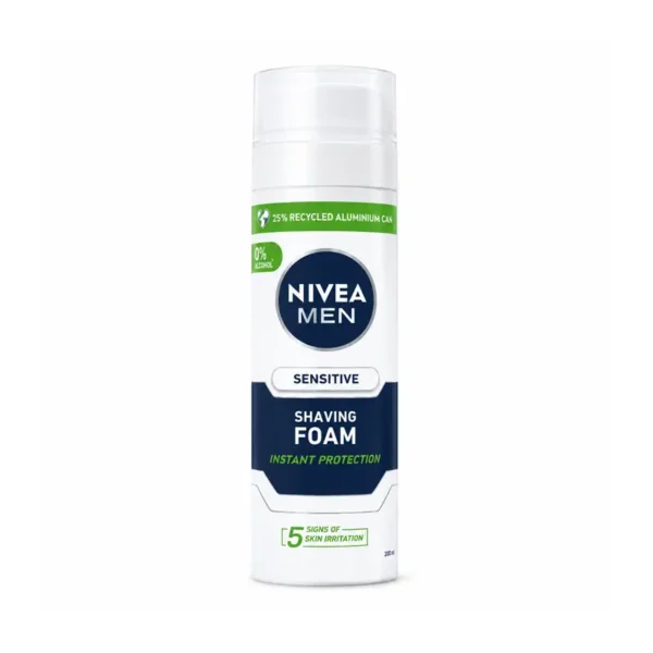 فوم اصلاح صورت نیوآ NIVEA مناسب برای پوست های حساس حجم 200 میلی لیتر