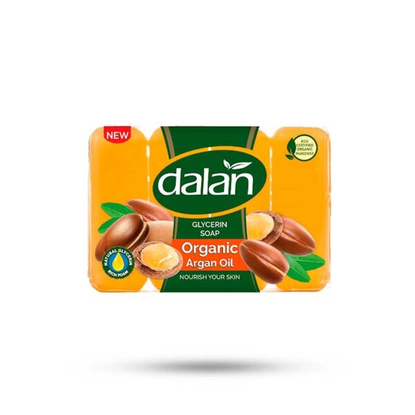 صابون ارگانیک دالان حاوی روغن آرگان و گلیسیرین 4 عددی