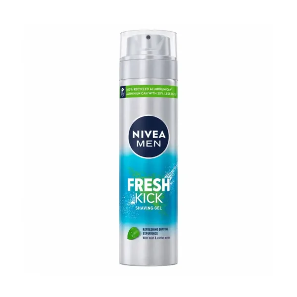 ژل اصلاح نیوآ Nivea مدل FRESH KICK  حجم 200 میلی لیتر