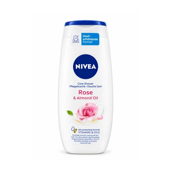 شامپو بدن نیوآ NIVEA مدل Rose & Almond Oilحجم 250 میلی لیتر