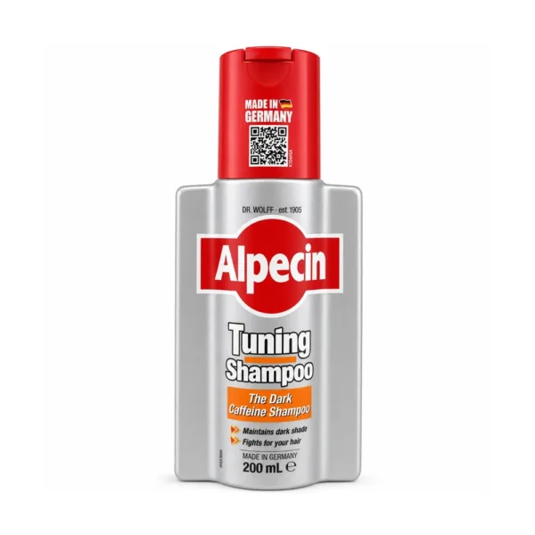 شامپو ضد ریزش و تقویت‌کننده رنگ مو آلپسین مدل Alpecin Tuning Shampoo حجم 200 میلی‌لیتر