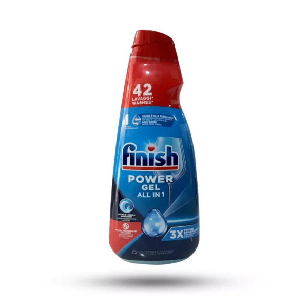 ژل ماشین ظرفشویی فینیش Finish مدل All in One اروپایی حجم 940 میل