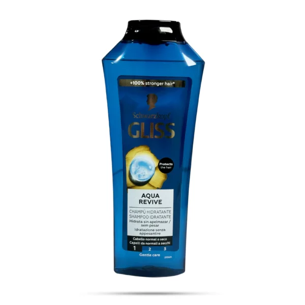 شامپو گلیس مدل Aqua Revive مناسب موهای معمولی و خشک 400 میل
