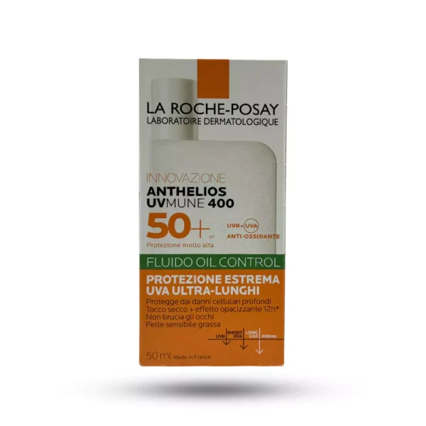 فلوئید ضد آفتاب لاروش پوزای +SPF50 سری Anthelios مناسب پوست چرب و حساس 50 میل - تصویر 2