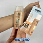 ضد آفتاب رنگی فیوژن واتر ایزدین SPF+50 رنگ مدیوم مناسب پوست چرب 50 میل - تصویر 3