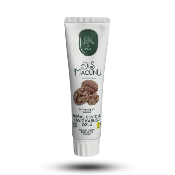 خمیر دندان گیاهی ایوب صبری Ceviz Kabuğu با عصاره گردو و پوست گردو 90 میل