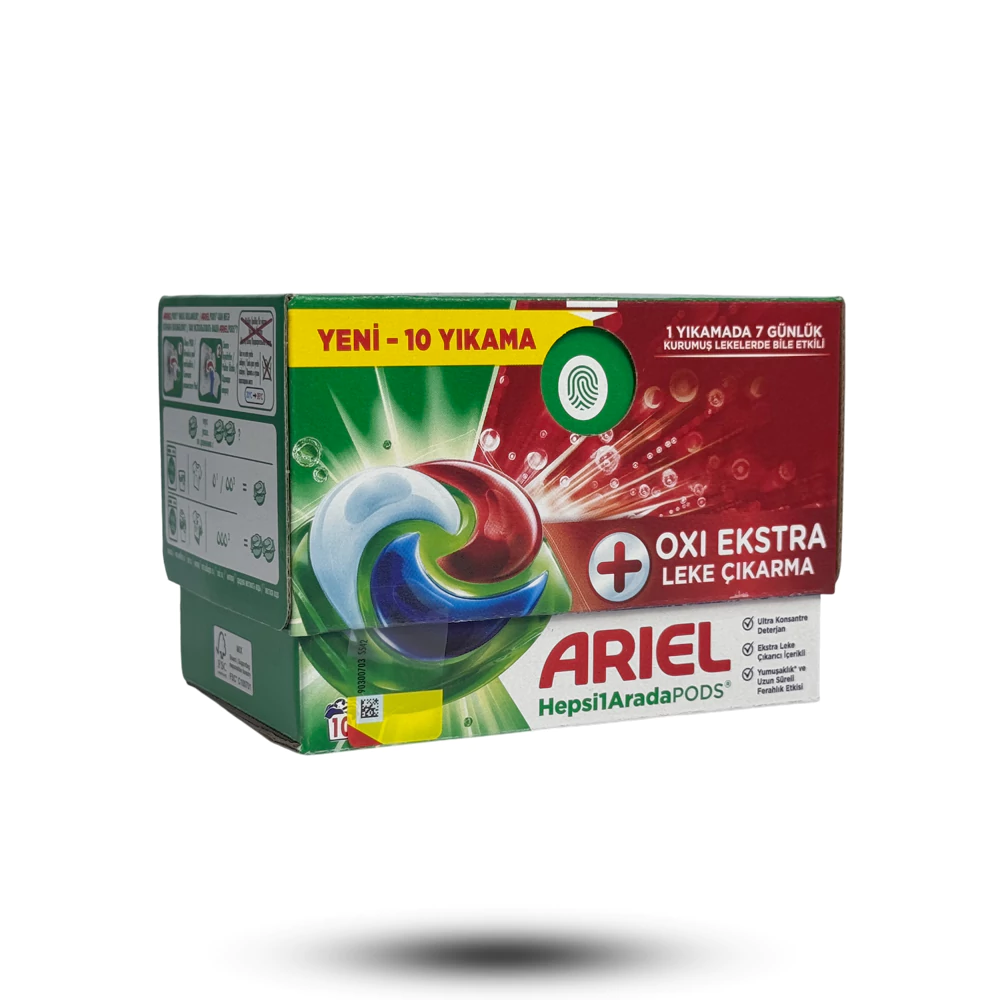 j17.webp قرص ماشین لباسشویی آریل مدل Oxi Extra بسته 10 عددی