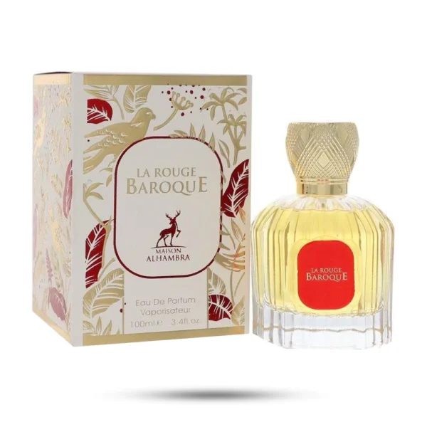 ادکلن باروک رژ الحمبرا Alhambra Baroque Rouge 540 زنانه و مردانه حجم 100 میل